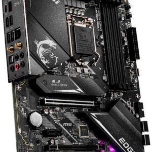 MSI - MPG Z490 GAMING EDGE WIFI (Socket LGA1200) USB-C Gen1 Intel Motherboard with LED Lighting