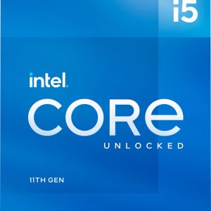 Intel - Core i5-11600K 11th Generation - 6 Core - 12 Thread - 3.9 to 4.9 GHz - LGA1200 - Unlocked Desktop Processor