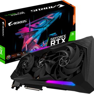 GIGABYTE - NVIDIA GeForce RTX 3070TI AORUS MASTER 8GB GDDR6X PCI Express 4.0 Graphics Card - Black