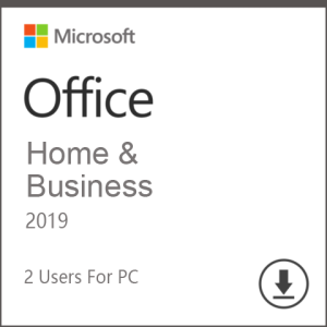 Microsoft Office 2019 Home and Business for PC-2 License KEY & Download