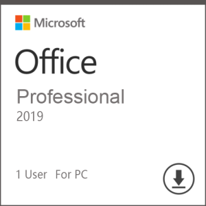 Microsoft Office 2019 Professional for PC- 1 License KEY & Download