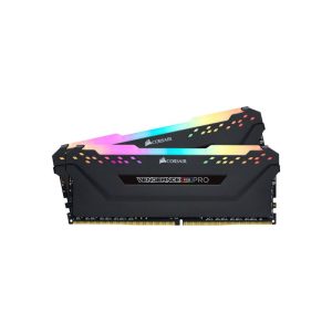 CORSAIR - Vengeance RGB PRO 32GB (2PK 16GB) 3.2GHz PC4-25600 DDR4 DIMM Unbuffered Desktop Memory Kit