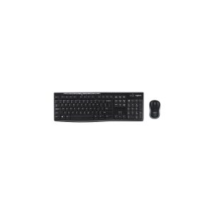 Logitech Combo MK270 Wireless Keyboard & Mouse, Black