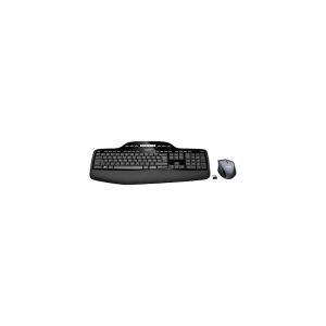 Logitech Desktop MK710 Wireless Keyboard & Mouse, Black